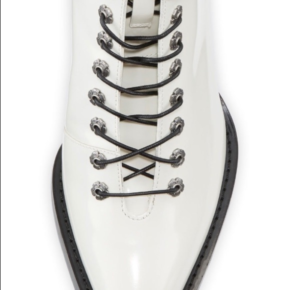 COACH Leather Lace-Up Booties - Picture 3 of 5